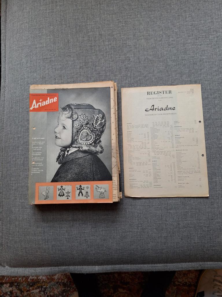 Ariadne Handwerkbladen - Vintage Tijdschriften Complete jaar, Ophalen of Verzenden, Gelezen, Overige typen
