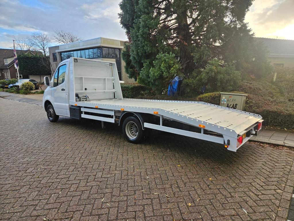 Mercedes-Benz SPRINTER 515 Automaat Oprijwagen Autotransport, Auto's, Automaat, 4 cilinders, Wit, Bedrijf