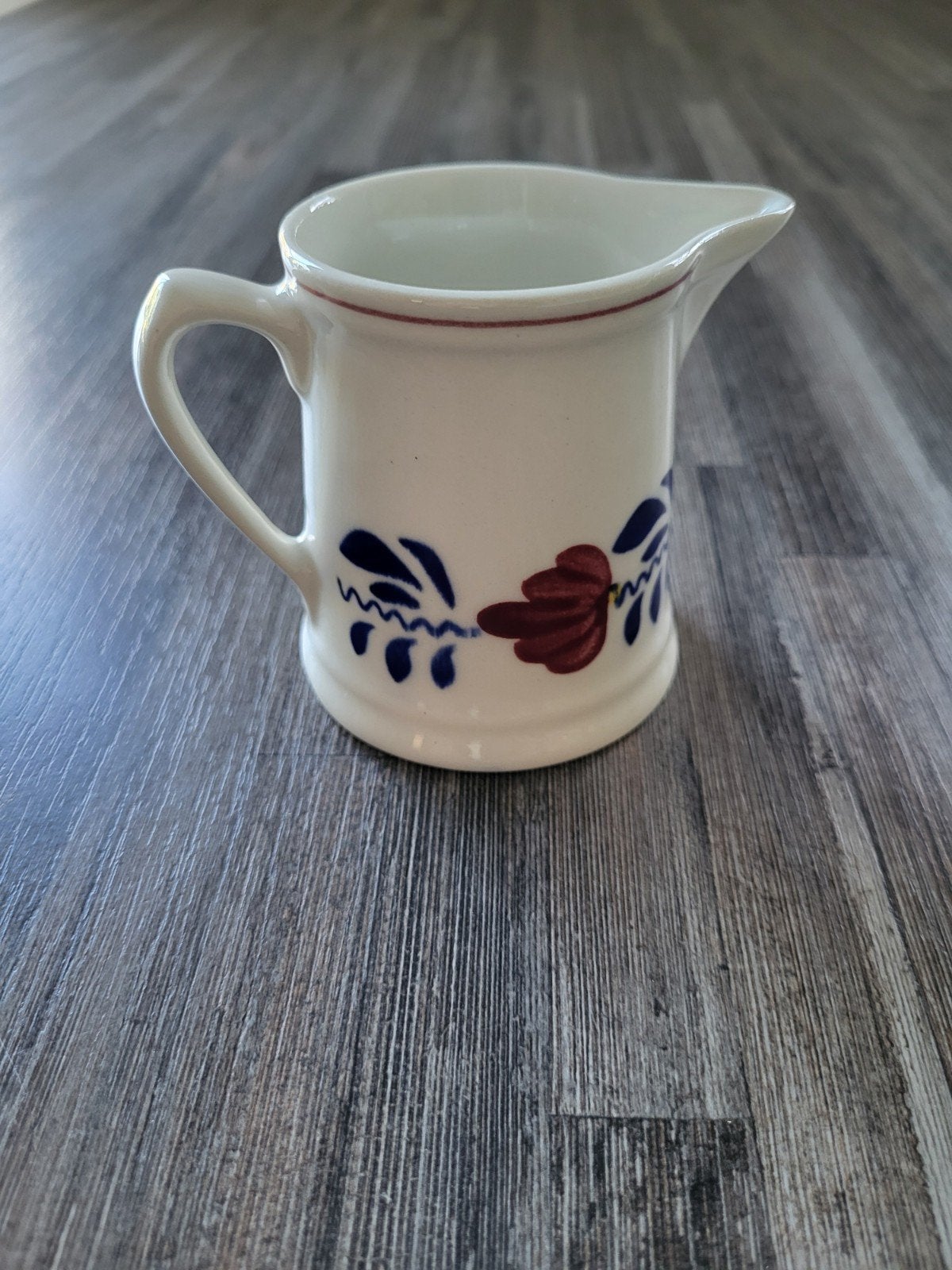 Boerenbont melkkannetje, Kan, Ophalen of Verzenden, Zo goed als nieuw, Aardewerk