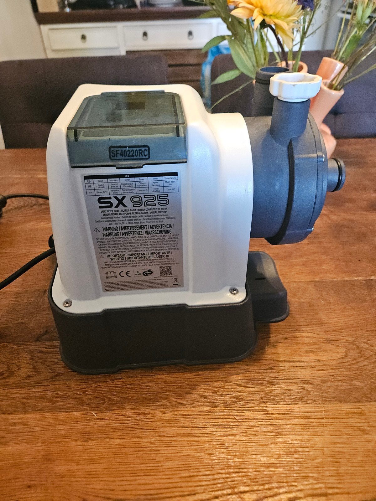 intex SX925 zandfilter motor, Ophalen of Verzenden, Filter