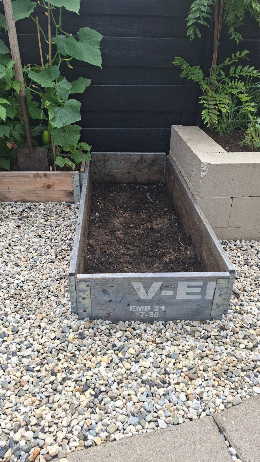 Houten moestuinbak, Ophalen, Gebruikt, Minder dan 30 cm, Balkon
