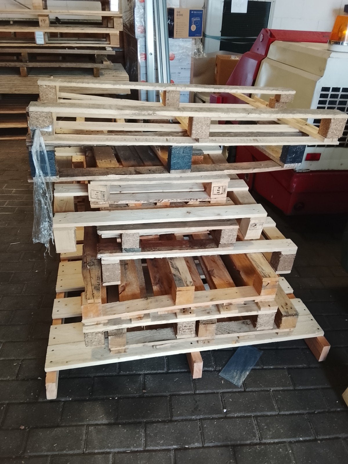 Houten pallets, Doe-het-zelf en Verbouw, Hout en Planken, Ophalen, Overige houtsoorten, Minder dan 200 cm, Pallet