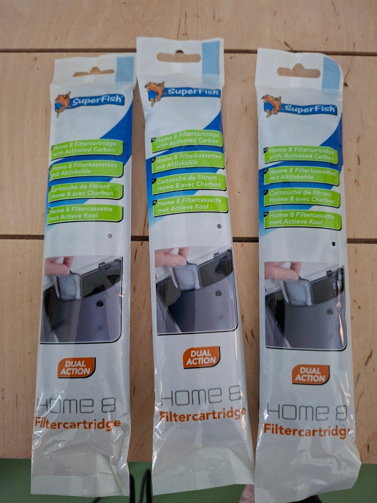 superfish home 8 filtercartridge 3 stuks, Ophalen of Verzenden, Leeg aquarium
