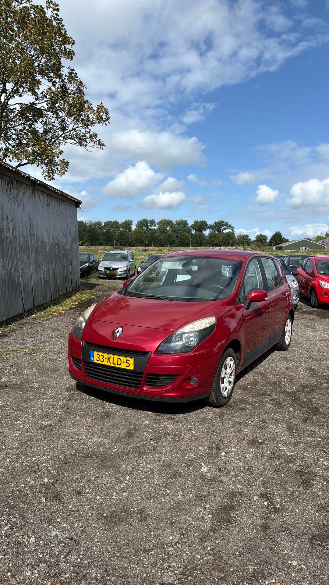 Renault Scénic 1.6 16V 81KW 2010 Rood, Voorwielaandrijving, 1295 kg, 4 cilinders, Handgeschakeld