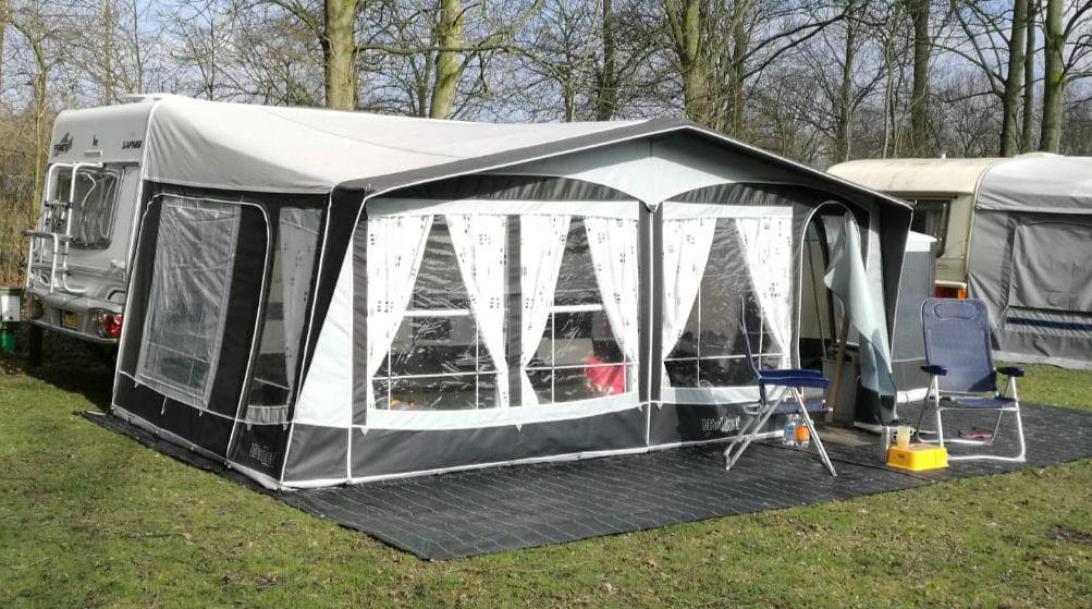 Voortent walker atrium 300. Maat 12 incl. framestokken, Ophalen, Zo goed als nieuw