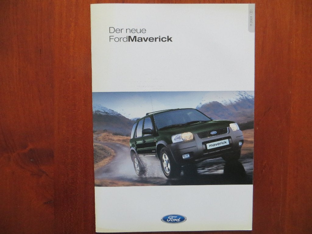 Der neue Ford Maverick (nov. 2001), Ophalen of Verzenden, Nieuw, Ford