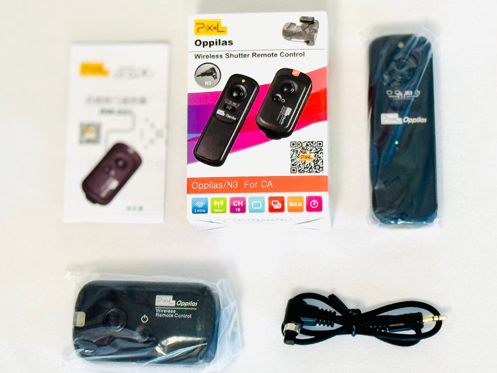 Pixel RW-221/N3 Oppilas voor Canon | shutter release | NIEUW, Draadloos, Overige typen, Nieuw, Ophalen of Verzenden