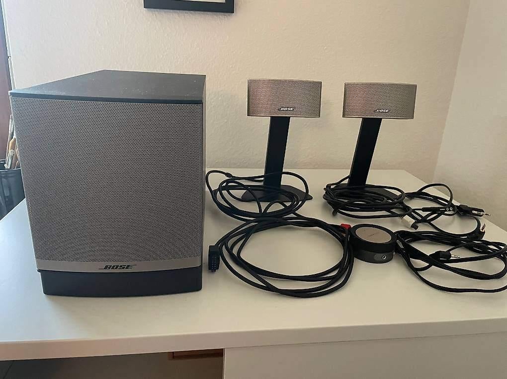 Bose Companion 50 speakerset nieuwe model., Computers en Software, Pc speakers, Ophalen of Verzenden, Zo goed als nieuw, Overige typen