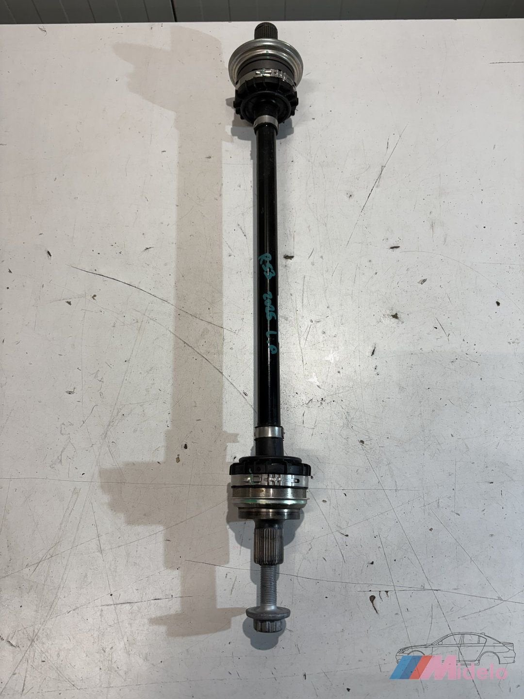 AUDI A3 8Y RS3 AANDRIJFAS LINKS ACHTER 5WA501203A, Auto-onderdelen, Gebruikt, -, -, -