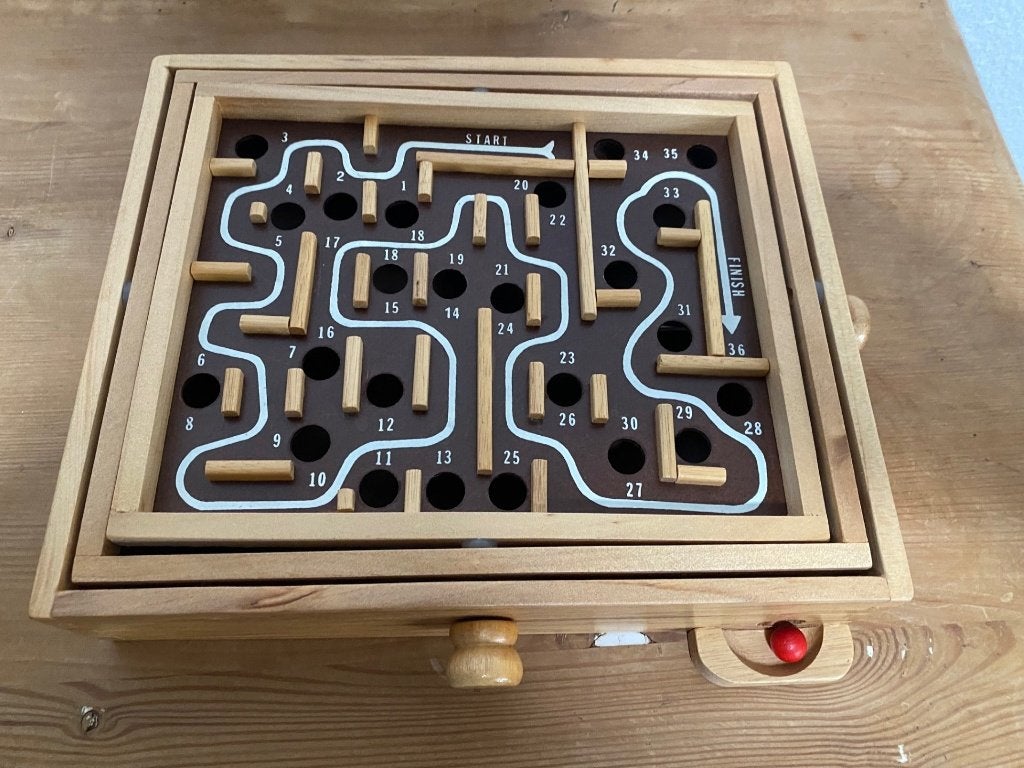 Houten Labyrintspel IKEA, Ophalen of Verzenden, Zo goed als nieuw