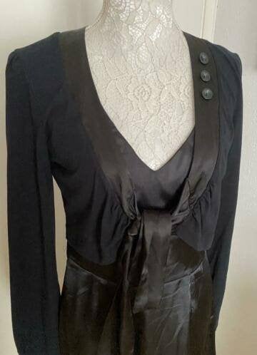 Jasje van Bellissima met bijp. Jurk maat M/L, Kleding | Dames, Maat 38/40 (M), Zwart, Ophalen of Verzenden, Zo goed als nieuw