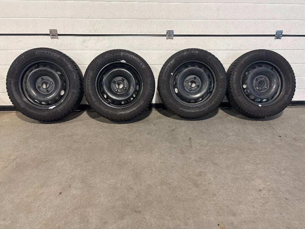 14" continental winterbanden st 4 x 100 yaris, 108, c1, alto, Ophalen, 14 inch, Gebruikt, 175 mm