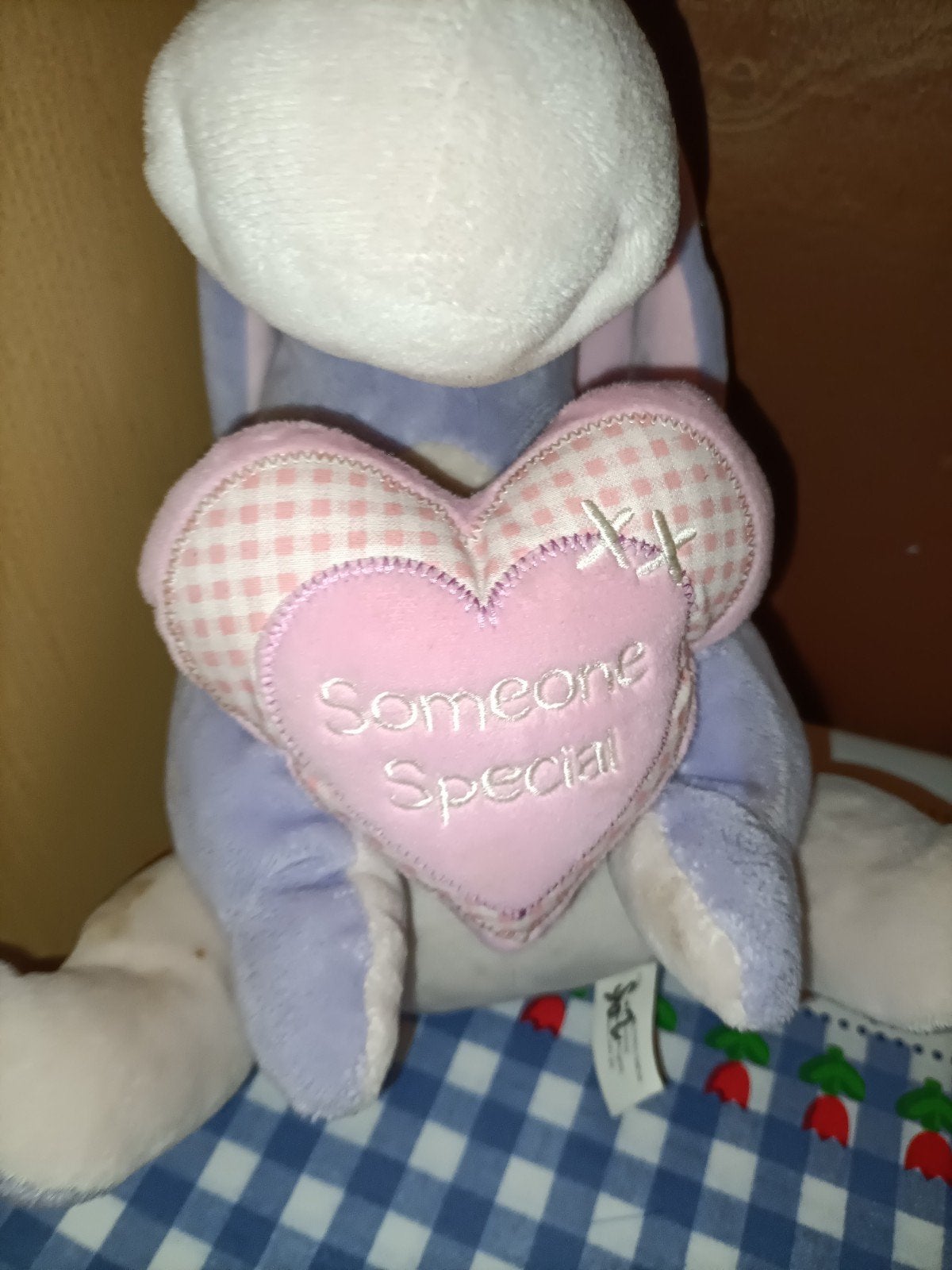 Eyeore iejoor knuffel met roze hart "Someone special", Ophalen of Verzenden, Zo goed als nieuw, Overige typen