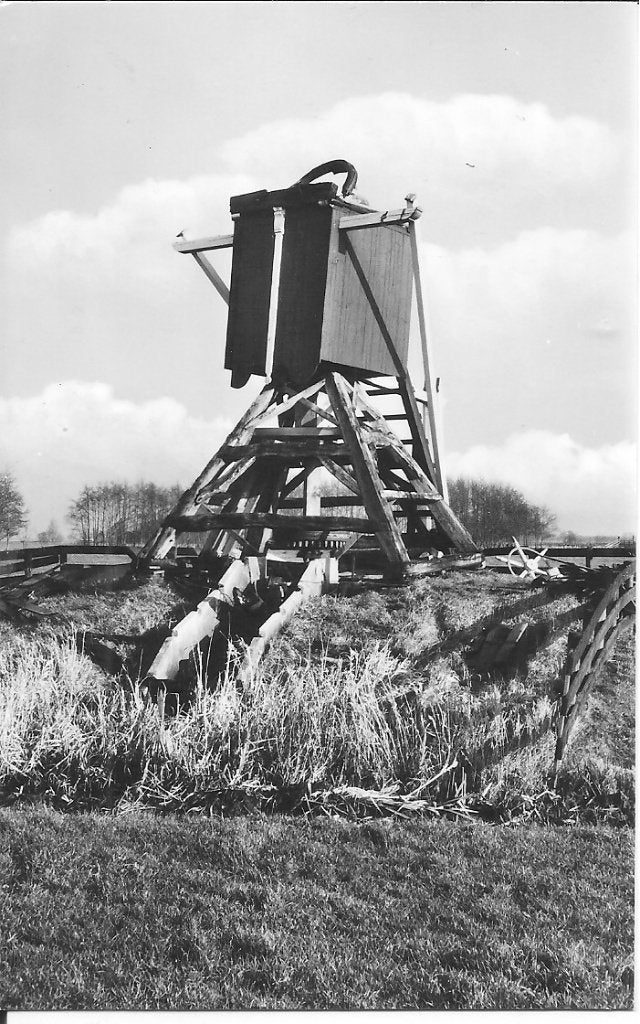 Ansichtkaart: Windmolen Grouw, Friesland (ca. 1974), Ophalen of Verzenden, 1960 tot 1980, Ongelopen, Friesland