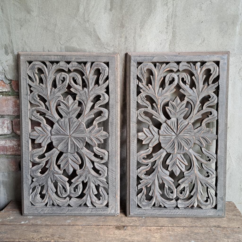 2x Landelijk houten wandpaneel wanddecoratie paneel *Etage3, ., Ophalen of Verzenden, Zo goed als nieuw, .