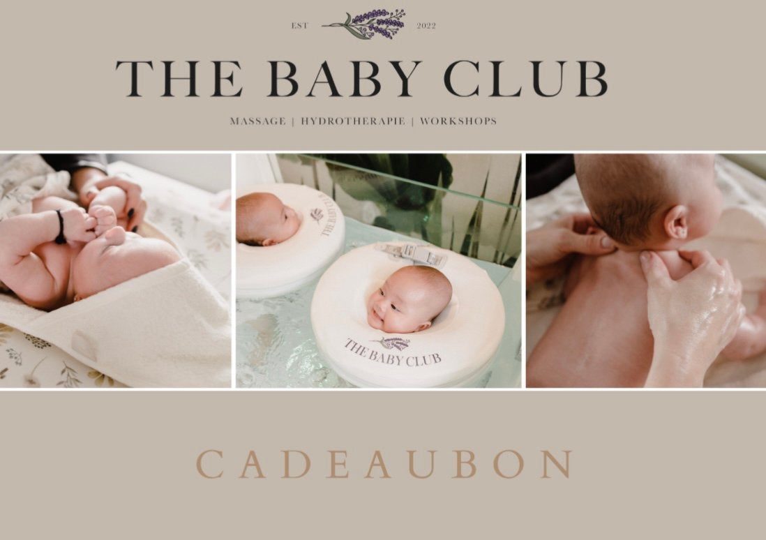 Cadeaubon The Baby Club – Massage /Hydrotherapie /Workshops, Tickets en Kaartjes, Kortingen en Cadeaubonnen, Eén persoon, Cadeaubon