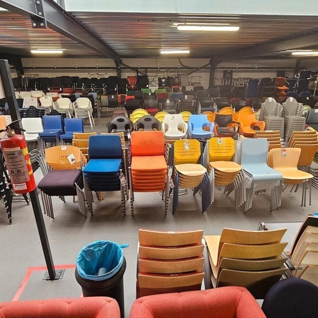 Tweedehands stoelen / vergaderstoelen / kantoorstoelen, Huis en Inrichting, Ophalen of Verzenden, Gebruikt, Bruin, Vijf, Zes of meer stoelen