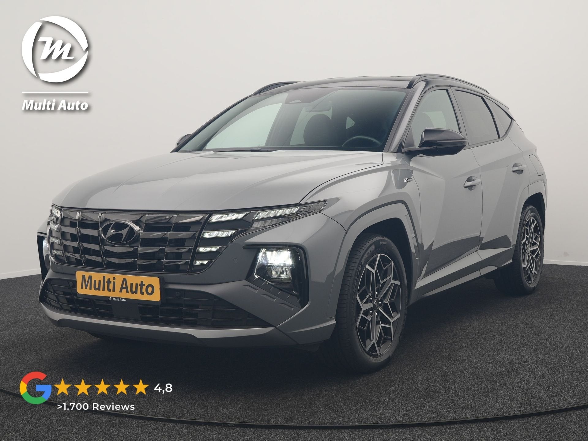 Hyundai Tucson 1.6 T-GDI N Line 4WD PHEV 265pk Dealer O.H |, Auto's, Automaat, Gebruikt, Zwart, 4 cilinders
