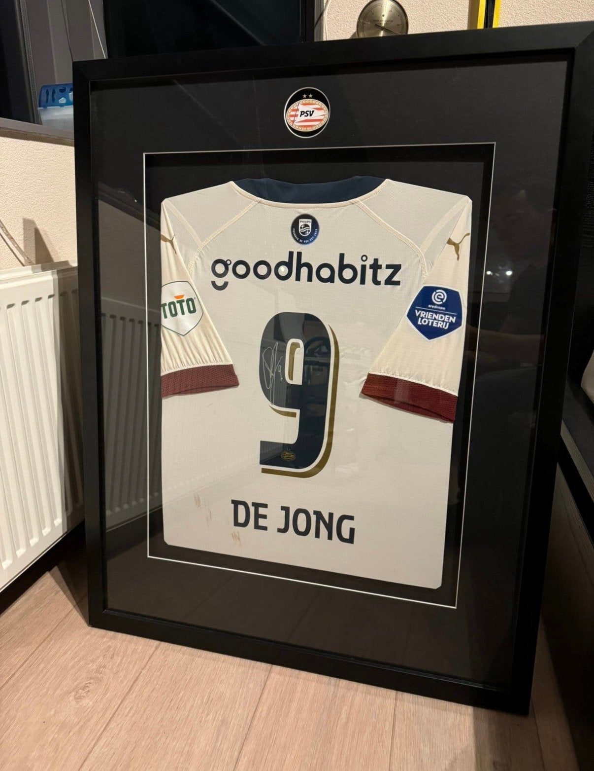 Matchworn + Signed Luuk de Jong PSV Shirt, Ophalen of Verzenden, Nieuw, PSV, Shirt