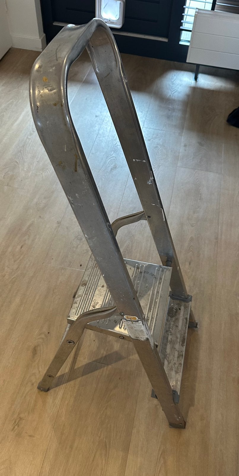 Kwikkie veiligheidstrap / huishoudtrap 3 treden  Kwikkie, Doe-het-zelf en Verbouw, Ladders en Trappen, Ophalen of Verzenden, Gebruikt