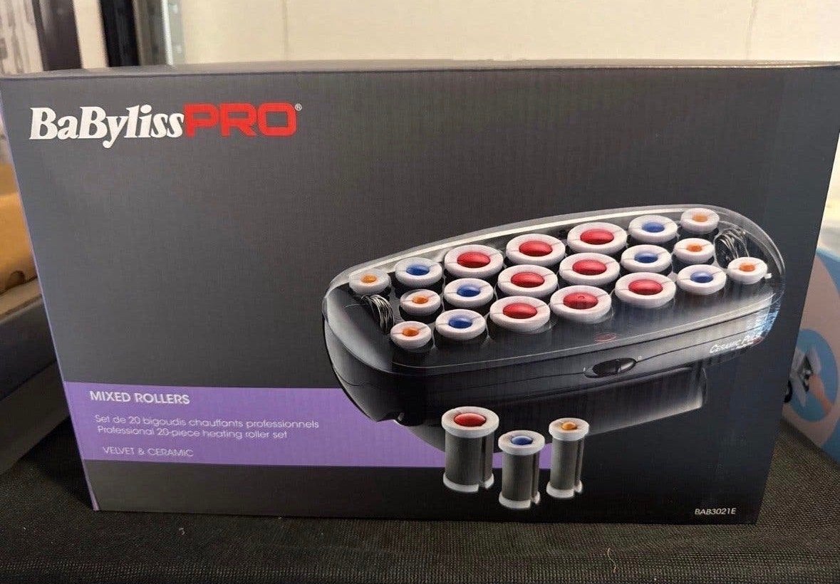 BaByliss PRO Mixed Rollers - Professionele Krulset, Ophalen of Verzenden, Zo goed als nieuw, Krultang of Stijltang