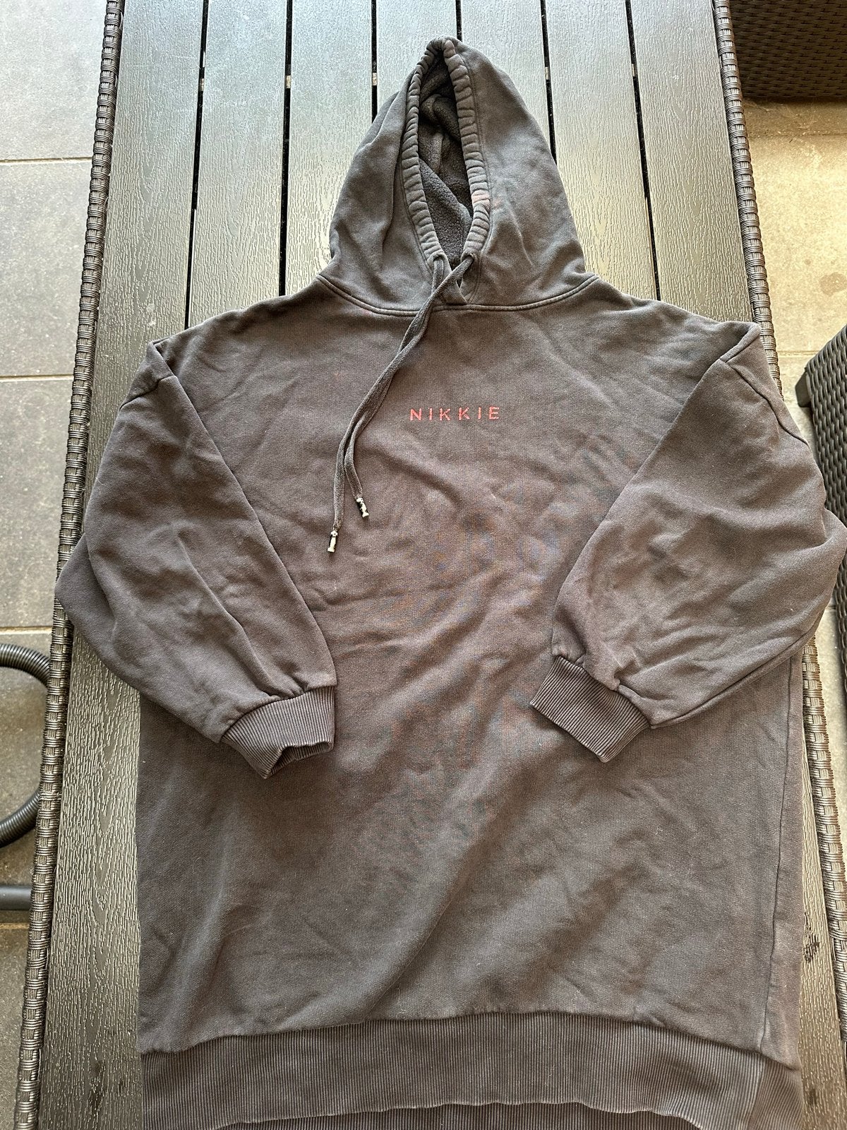 Nikkie hoodie jurk  'Hungry for the Night' - Maat 36 (S), Zwart, Ophalen of Verzenden, Zo goed als nieuw, Maat 36 (S)