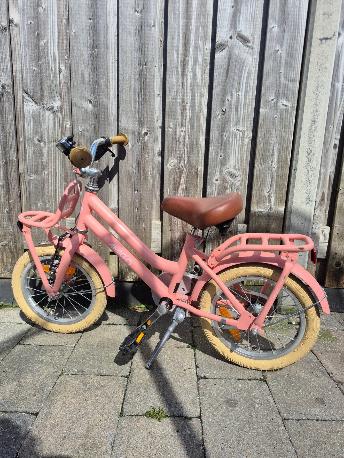 14 inch kinderfiets, Terugtraprem, Gebruikt, Ophalen of Verzenden, Minder dan 16 inch