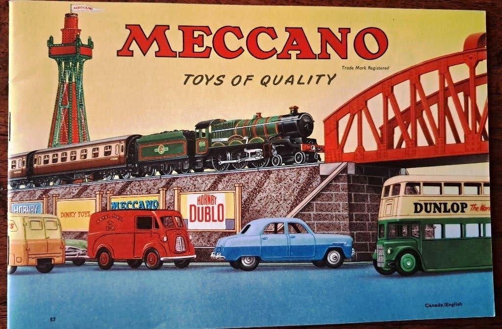 spoor 0 HO Dublo 1957 catalogus Canada: Meccano Toys, Ophalen of Verzenden
