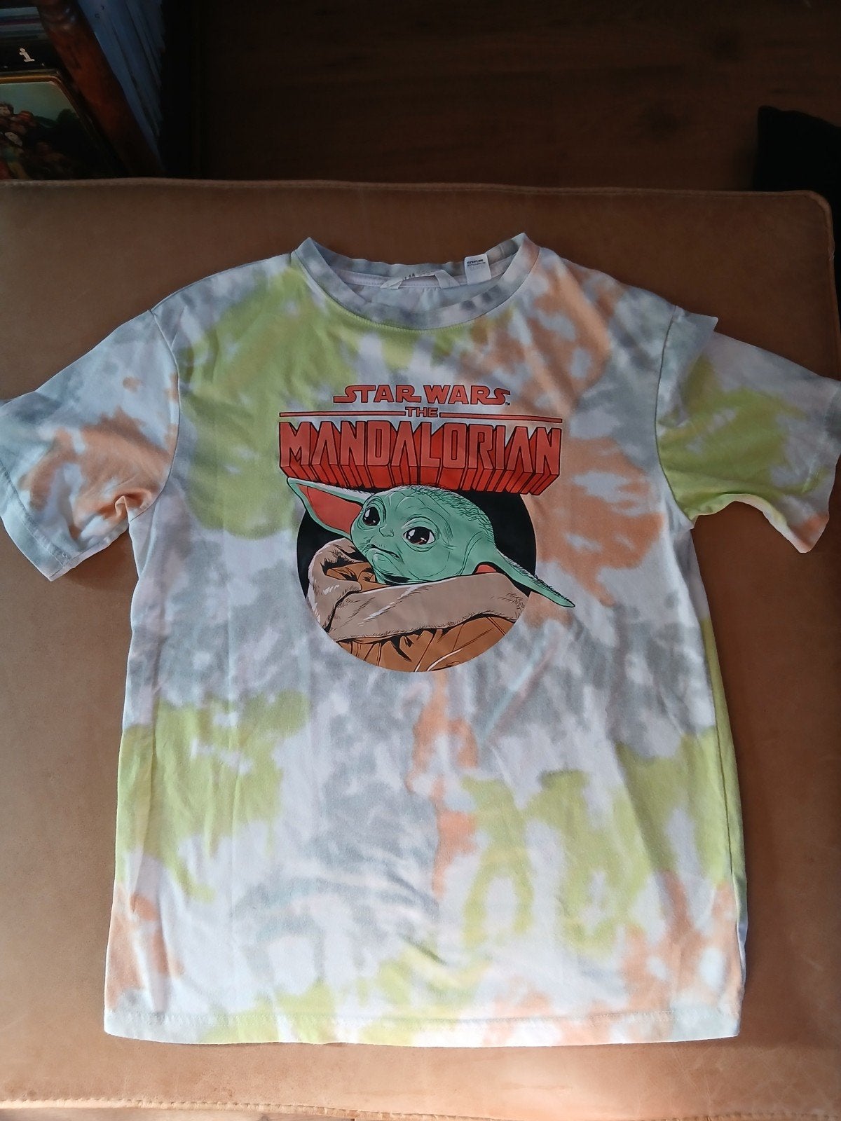 146/152 t-shirt mandalorian star wars grogu, Jongen of Meisje, Zo goed als nieuw, Shirt of Longsleeve, Star Wars