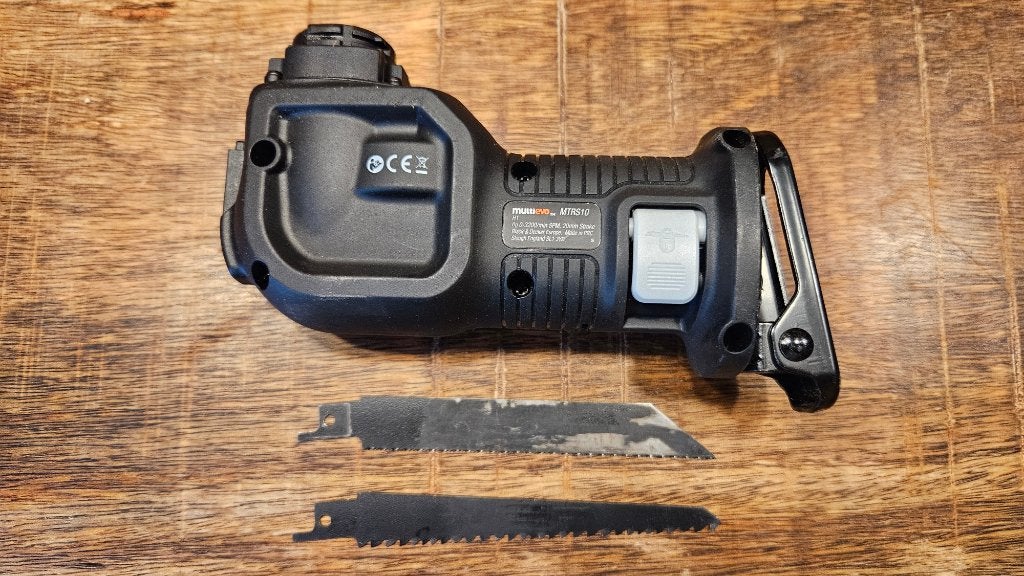 Black en Decker Multievo reciprozaagkop MTRS10, Gebruikt, 70 mm of meer, 600 tot 1200 watt, Ophalen of Verzenden