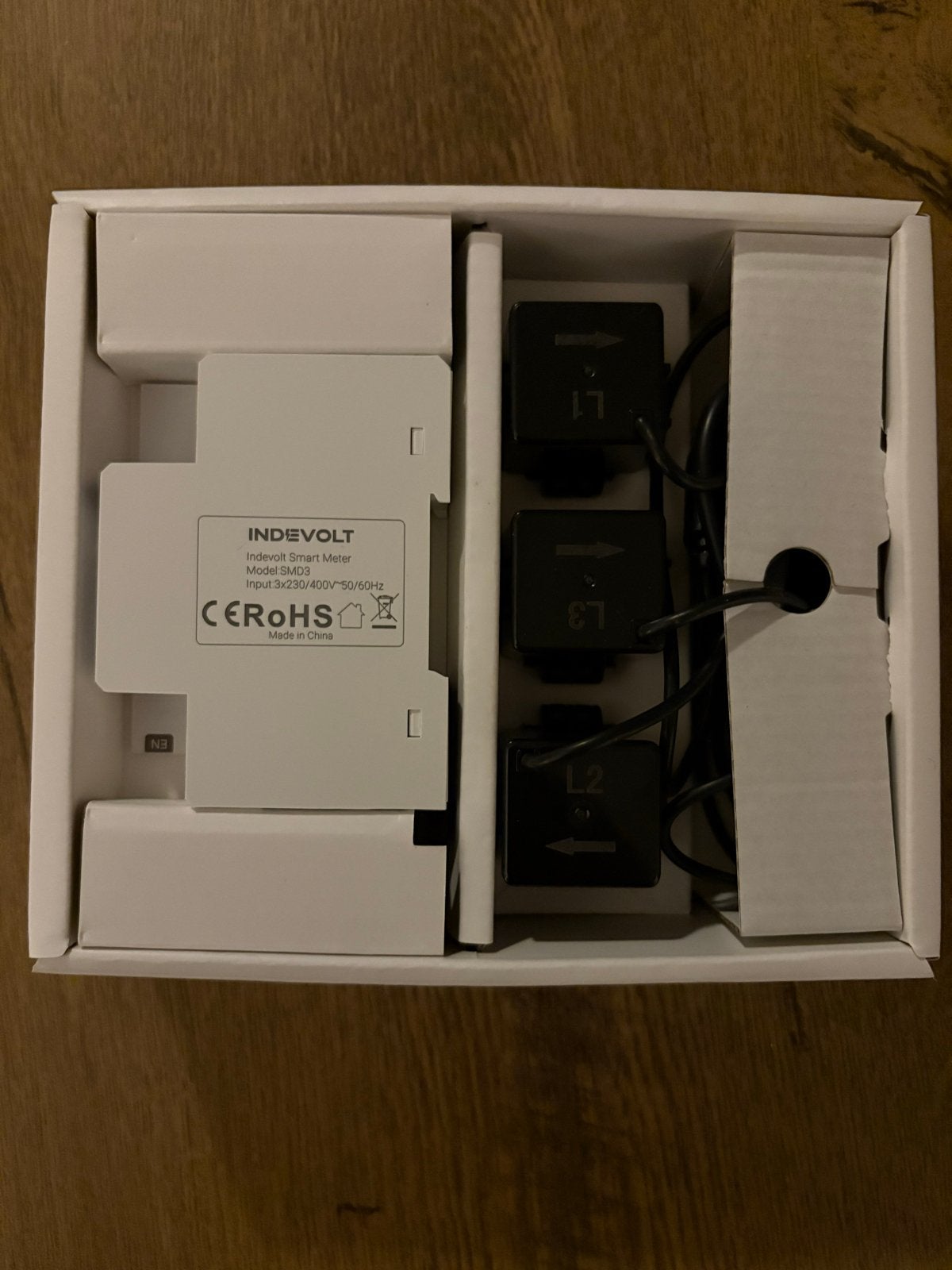 Indevolt SMD3 Slimme Meter - Driefase Energiemeter, Ophalen of Verzenden, Zo goed als nieuw