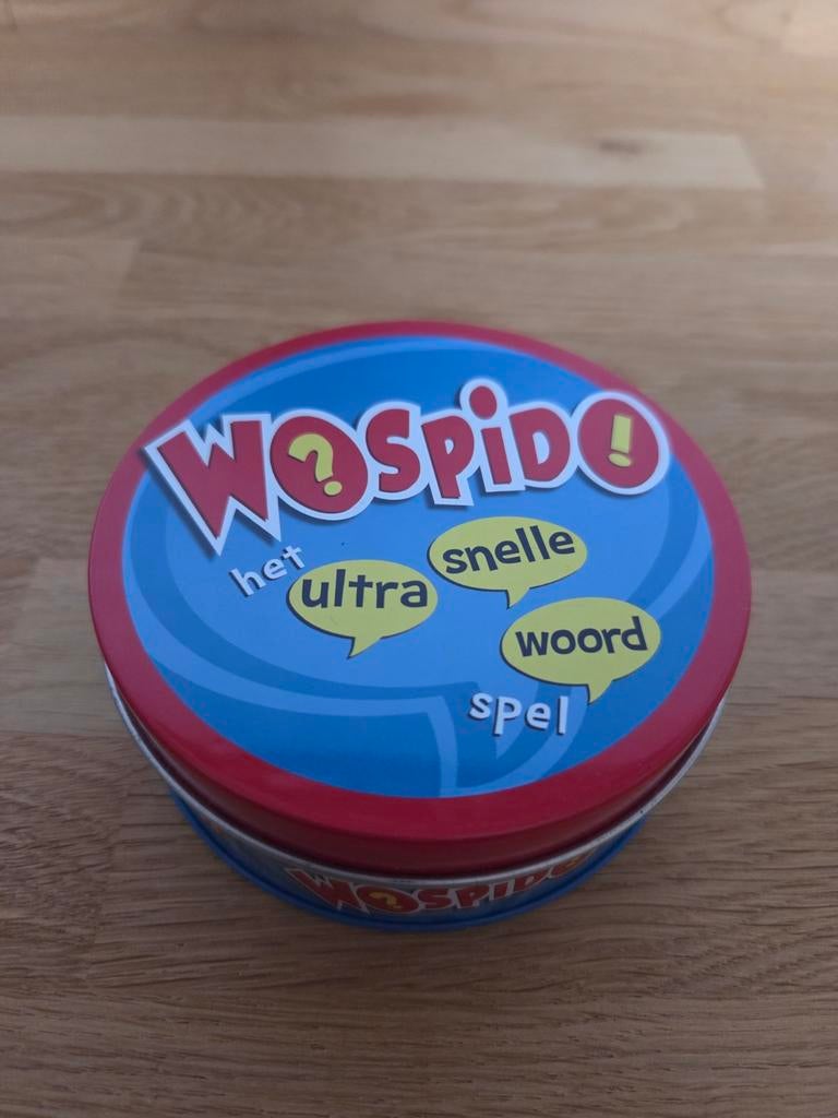 Wospido het ultra snelle woord spel, Drie of vier spelers, Ophalen of Verzenden, Zo goed als nieuw, Megableu