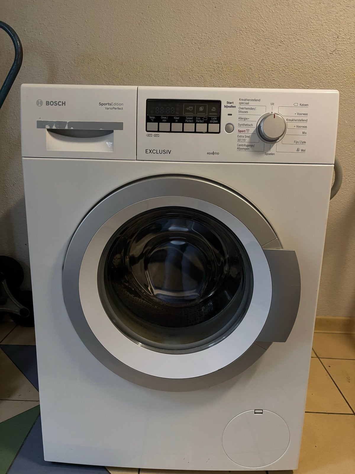 Bosch Wasmachine SportsEdition VarioPerfect EXCLUSIV, Ophalen, Gebruikt, Voorlader, Kort programma