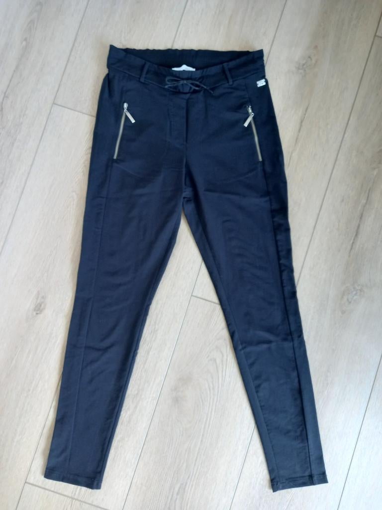Travelstof broek van TQ Amsterdam maat S, Kleding | Dames, Zwart, Maat 36 (S), Lang, Gedragen