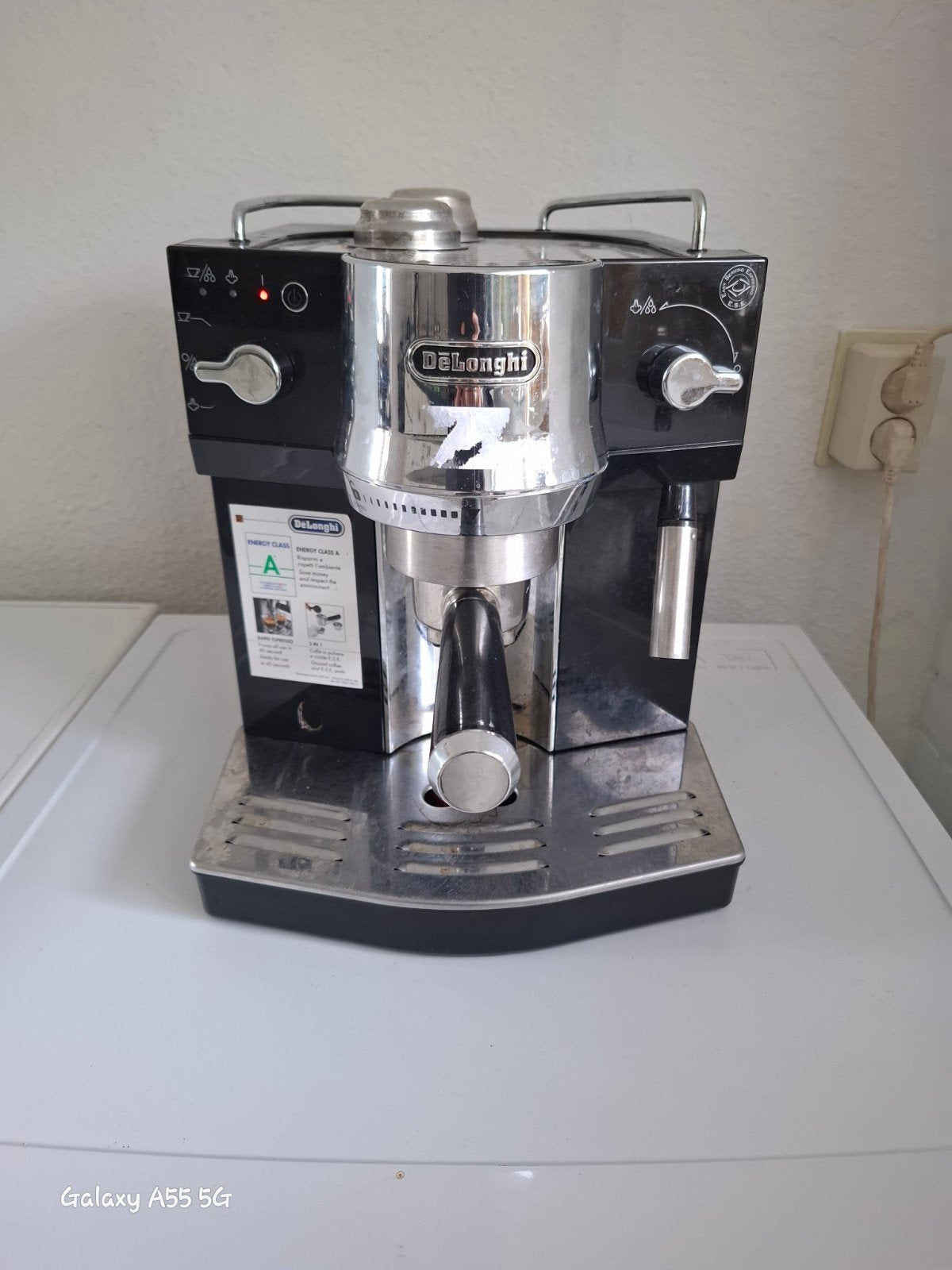 DeLonghi Espresso Apparaat - Energieklasse A, Gebruikt, Espresso apparaat, 1 kopje, Gemalen koffie