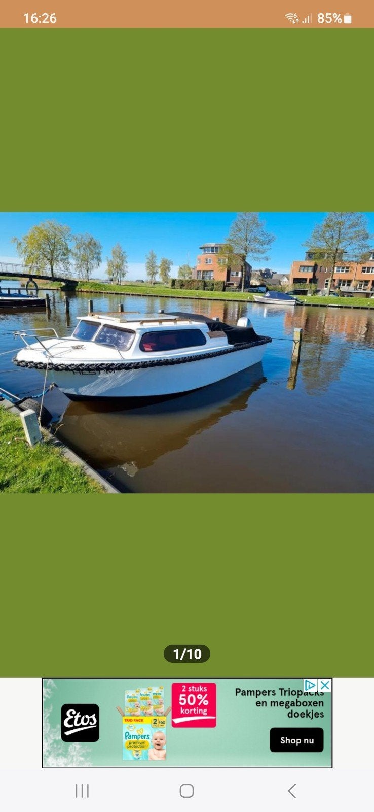 Kilkruiser 530, Watersport en Boten, Motorboten en Motorjachten, Kajuitboot, Buitenboordmotor, Polyester, 25 pk