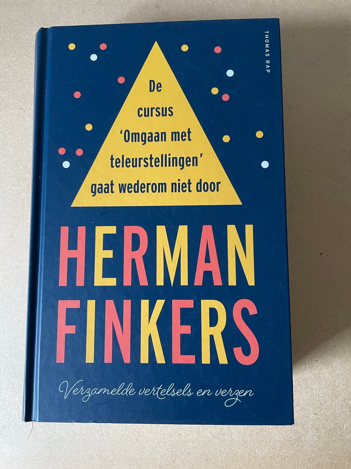 Herman Finkers - De cursus 'Omgaan met teleurstellingen', Ophalen of Verzenden, Zo goed als nieuw, Nederland