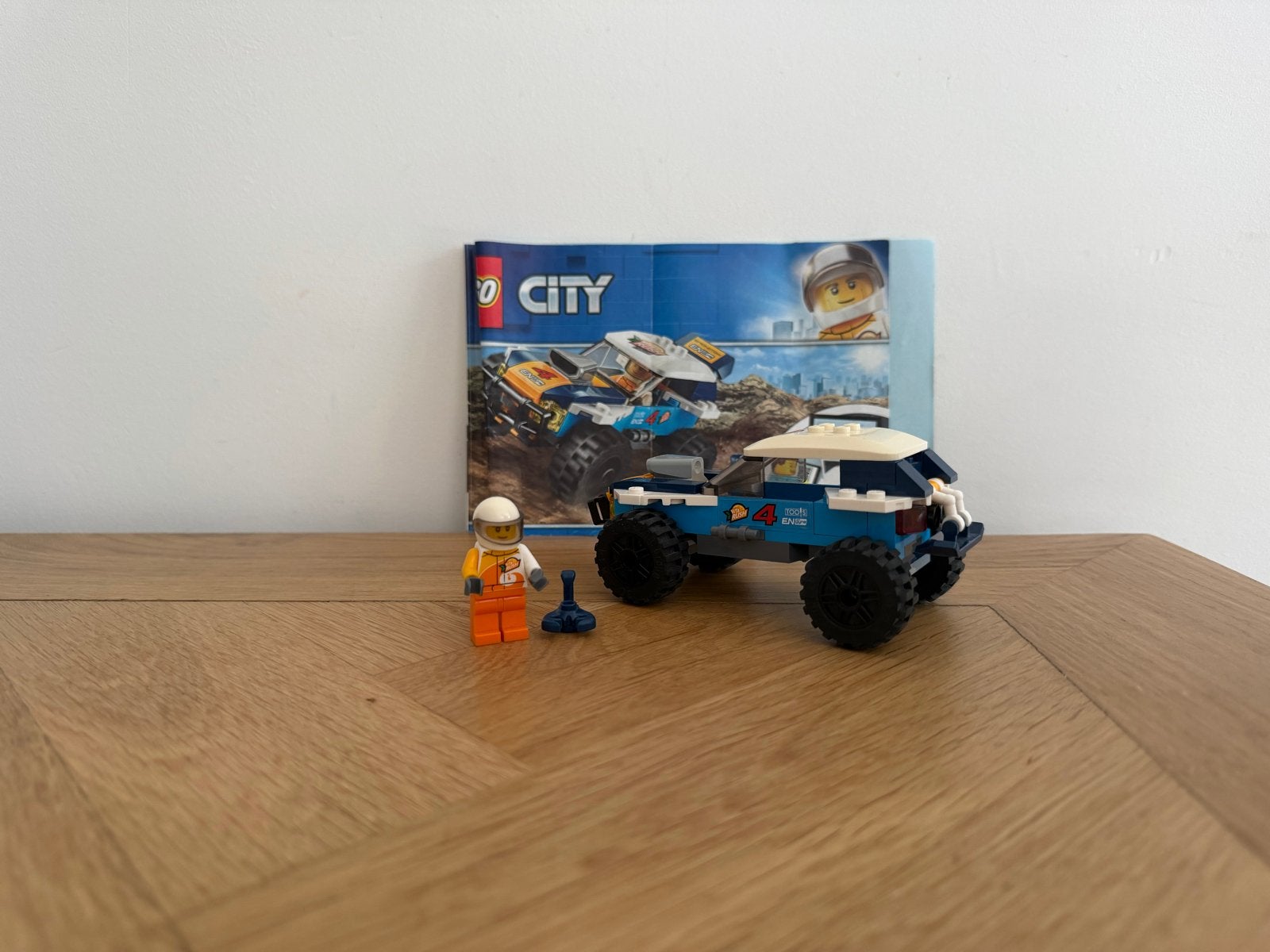 Lego City 60218 Woestijnrallywagen met minifiguur, Ophalen of Verzenden, Gebruikt