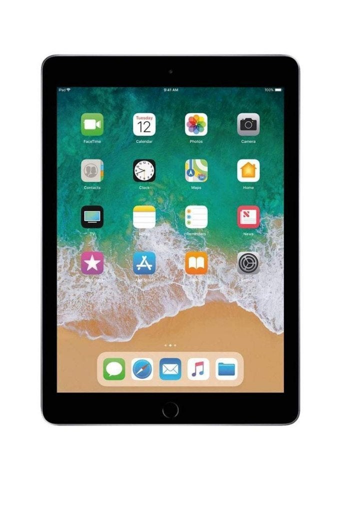 iPad (5e generatie) Wi-Fi + Cellular, Apple iPad, Zo goed als nieuw, 128 GB, Grijs