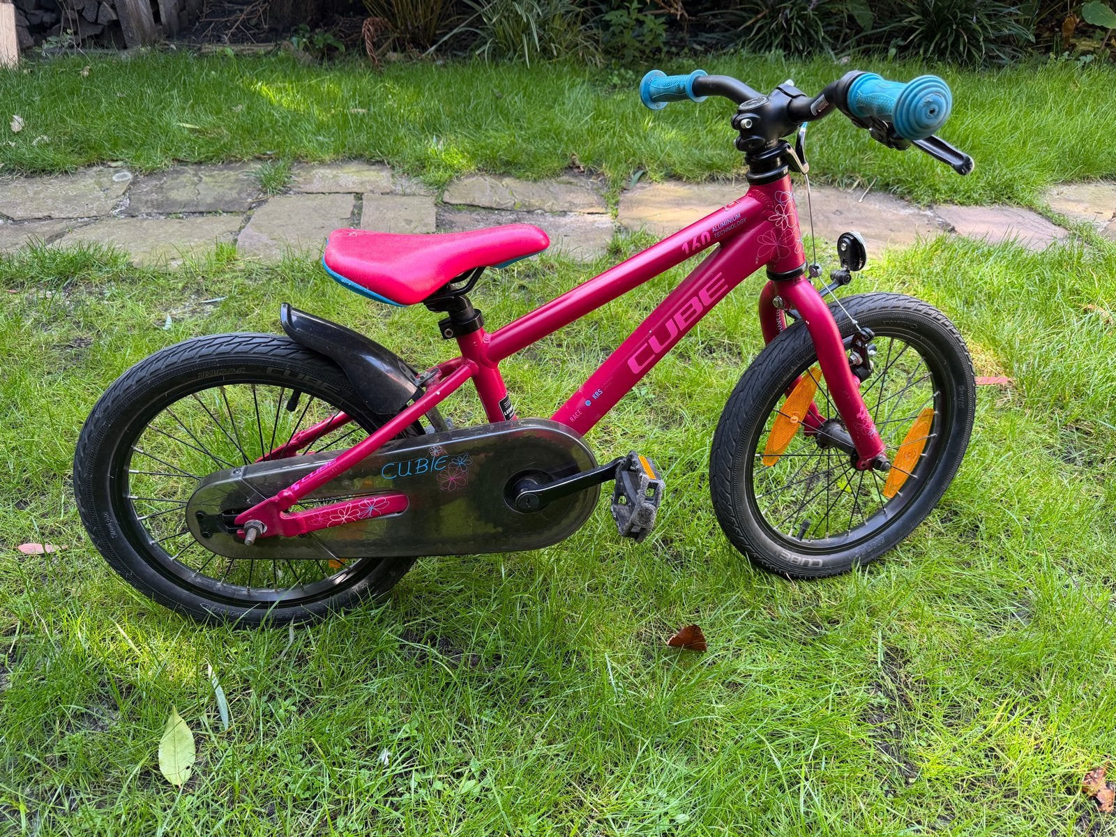 Cube Cubie 160 Kinderfiets Roze, Ophalen, Gebruikt, Terugtraprem, 16 tot 20 inch