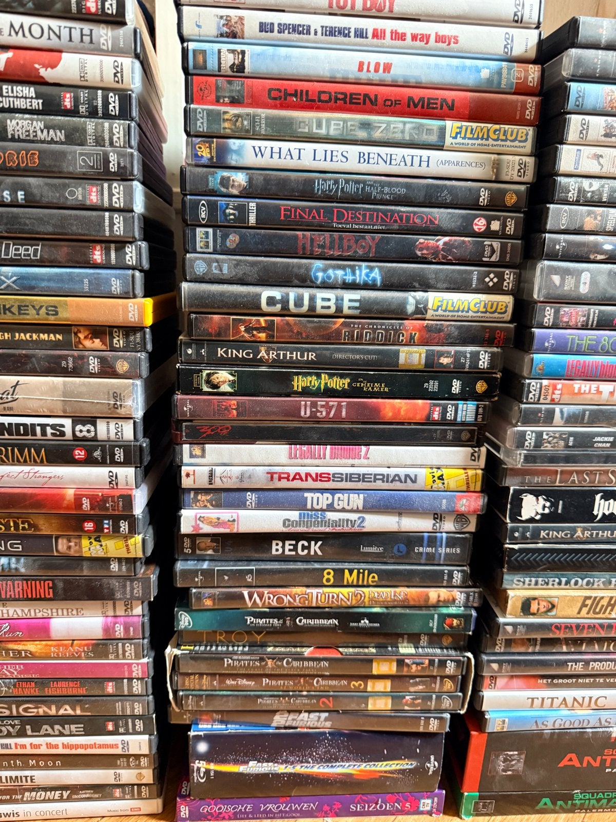 Grote collectie diverse DVD's - Actie, Thriller, Horror, Vanaf 16 jaar, Ophalen of Verzenden, Gebruikt, Inclusief doosje