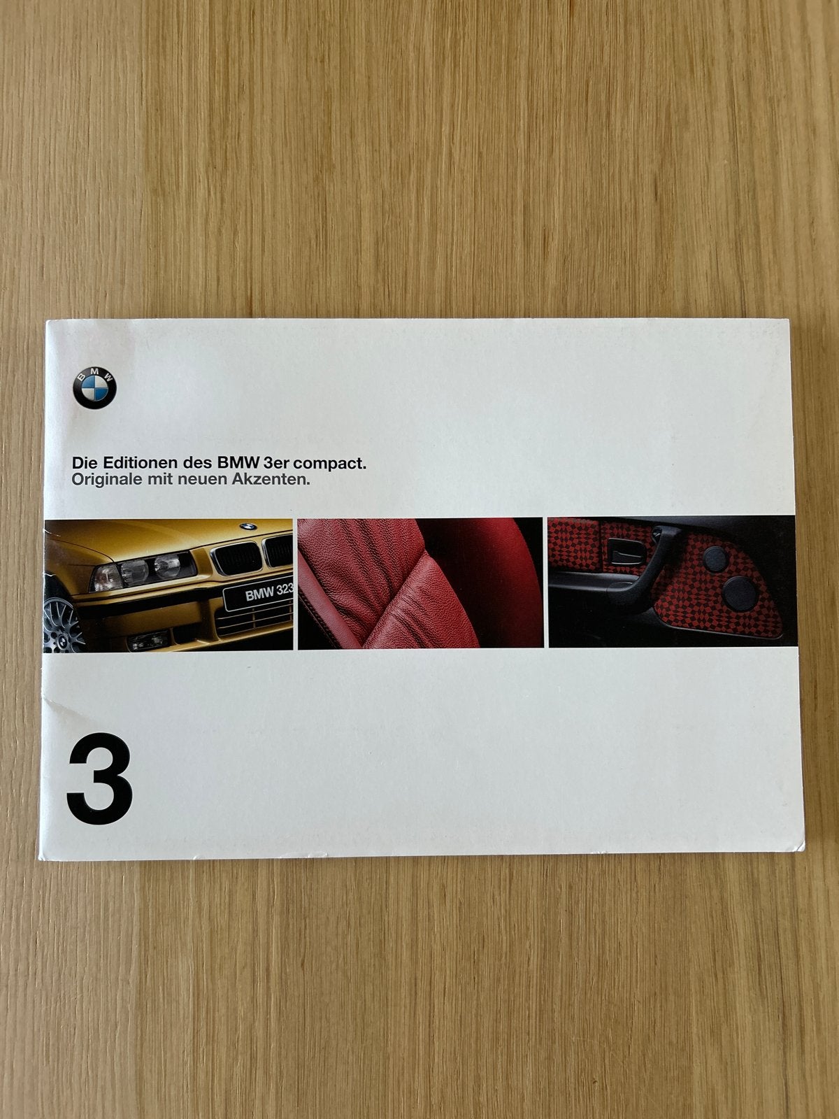 Zeldzame BMW E36 Compact Brochures - Diverse Uitvoeringen, Ophalen of Verzenden, Gelezen, BMW