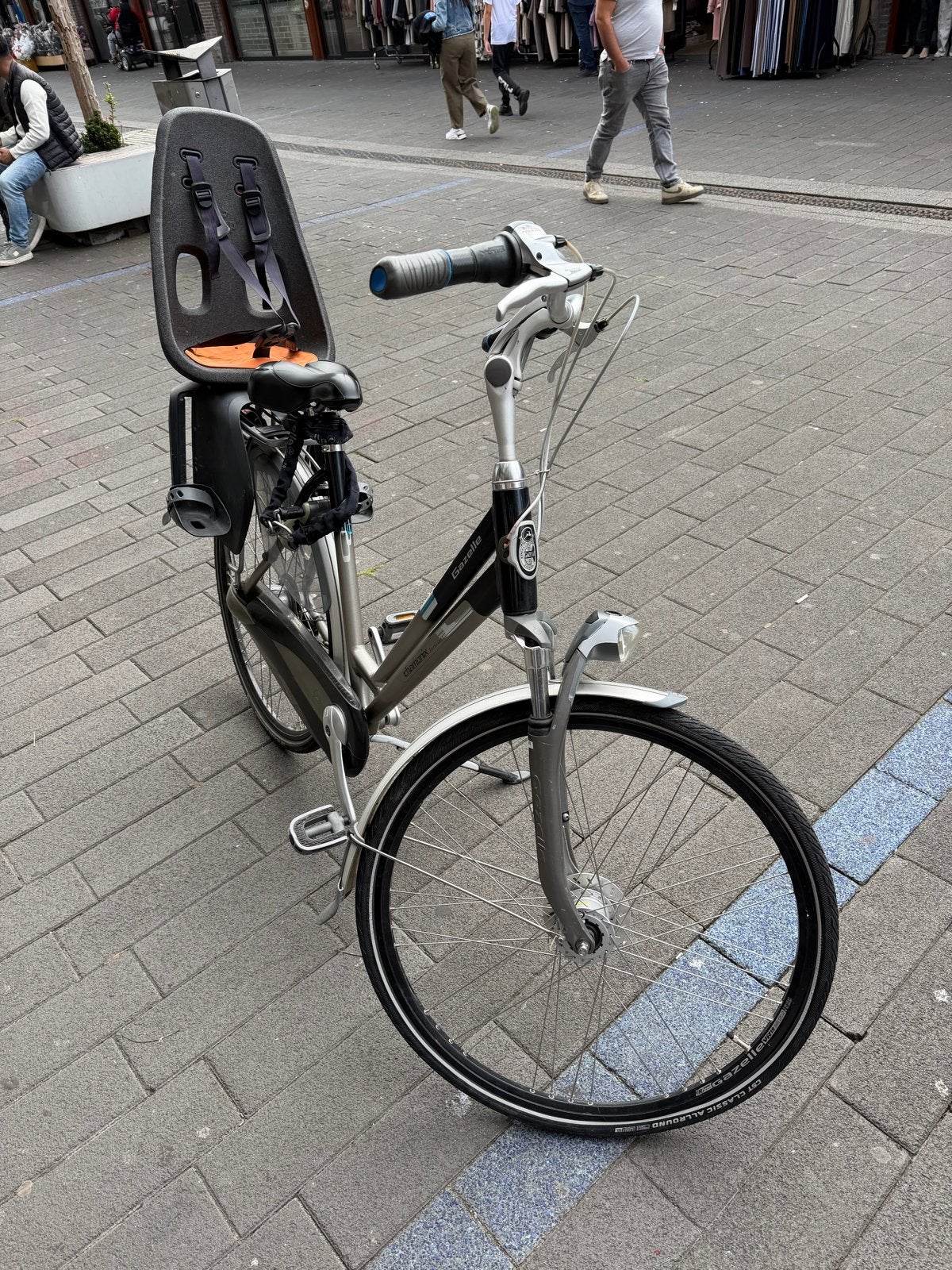 Gazelle Excellent Chamonix Damesfiets met Kinderzitje, Versnellingen, Ophalen of Verzenden, Gazelle, Trommelrem