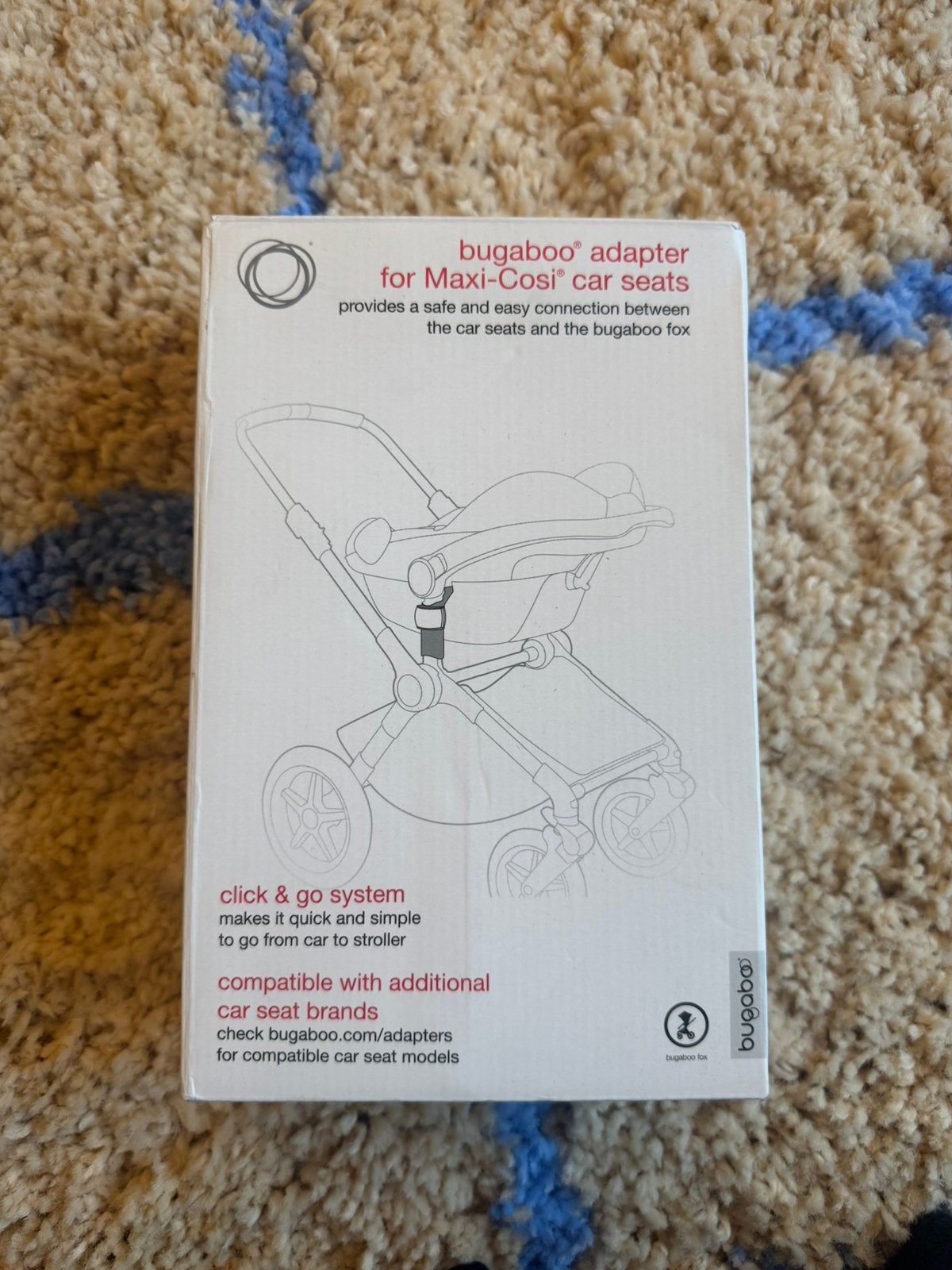 Bugaboo Fox Maxi-Cosi adapter, Kinderen en Baby's, Kinderwagen, Bugaboo, Ophalen of Verzenden, Zo goed als nieuw