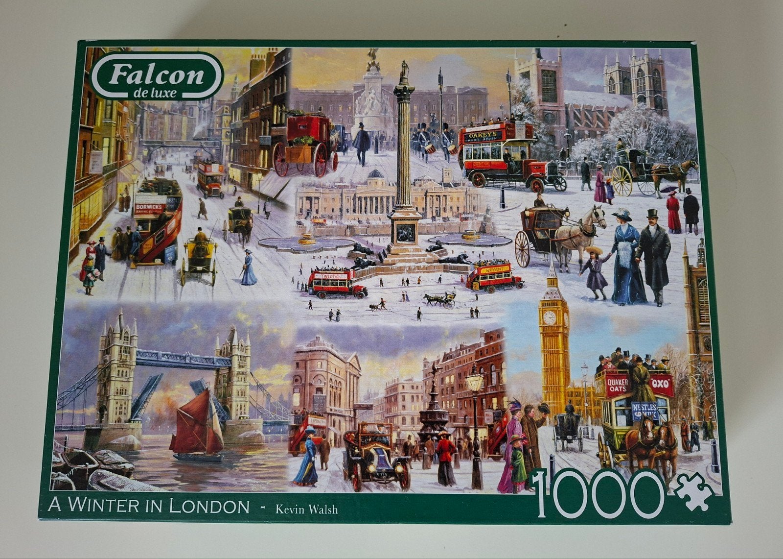 Falcon Puzzel 1000 Stukjes Legpuzzel, Ophalen of Verzenden, 500 t/m 1500 stukjes, Zo goed als nieuw, Legpuzzel