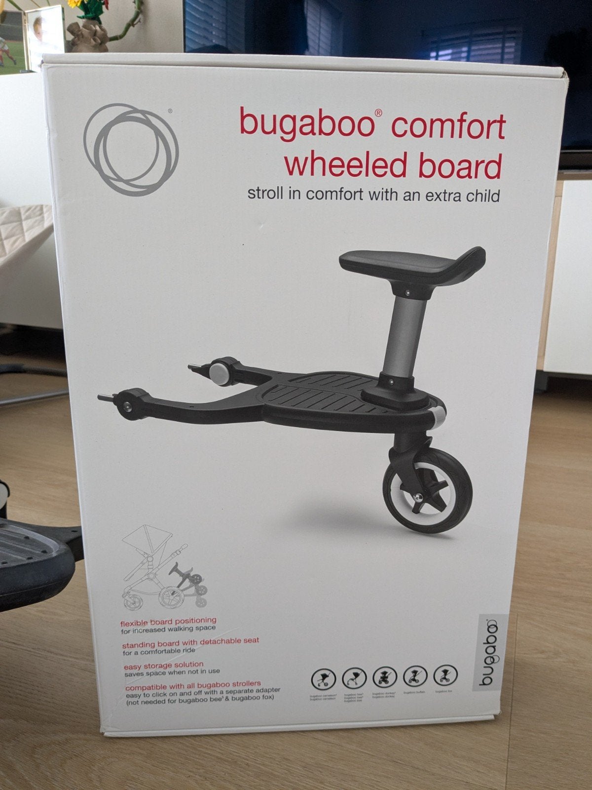 Bugaboo Comfort Meerijdplankje met Zitje, Kinderen en Baby's, Ophalen of Verzenden, Bugaboo
