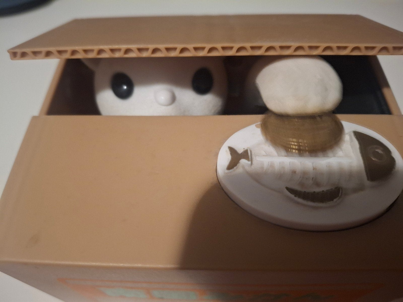 Japanse Kat Spaarpot - Muntjes Pakkende Kat, Ophalen of Verzenden, Gebruikt