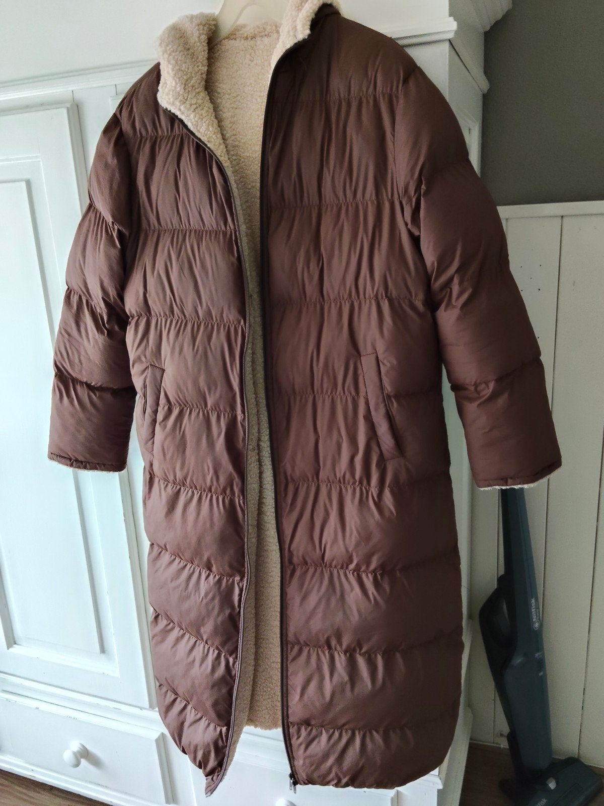 Nieuw Bruine Winterjas Teddy Mt 42, Ophalen of Verzenden, Nieuw, Maat 42/44 (L), Bruin