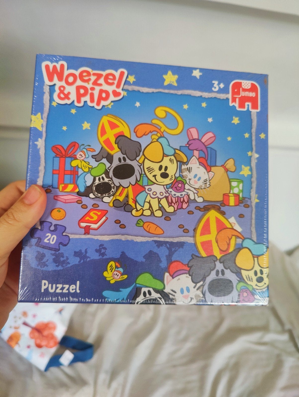 Woezel en Pip Sinterklaas puzzel nieuw, Ophalen, 10 tot 50 stukjes, Nieuw