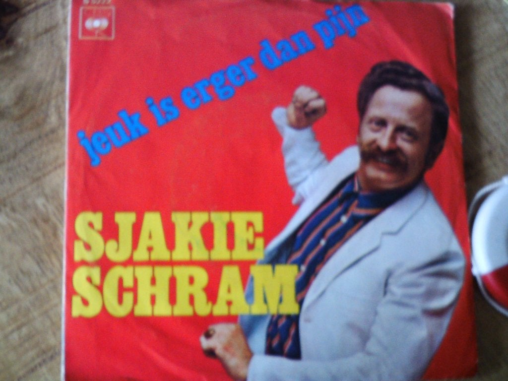 Sjakie Schram - ik zie ik zie wat jij niet ziet 26jul, 7 inch, Ophalen of Verzenden, Zo goed als nieuw, EP